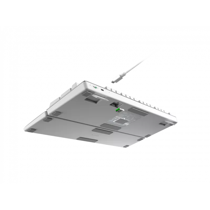 Razer Pro Type Ultra klaviatūra Office USB RF Wireless Bluetooth QWERTY US English sidabrinė balta