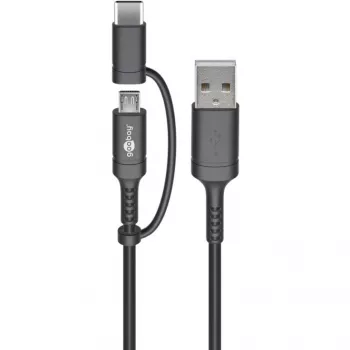 USB laidas Goobay 71892 Juodas