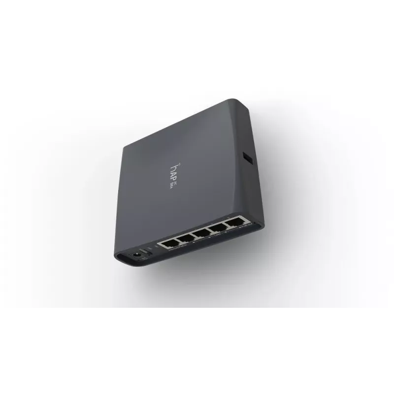 Mikrotik hAP ac lite tower Juoda Power over Ethernet (PoE)