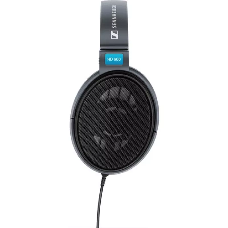 Ausinės Sennheiser HD 600, atviro tipo, 3,5 mm lizdas, juoda, pilka
