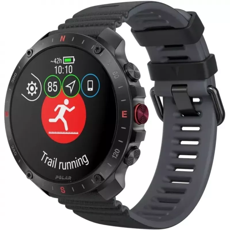 Polar Grit X2 Pro 3,53 cm (1.39) AMOLED skaitmeninis 454 x 454 pikselių liečiamas ekranas juodos spalvos GPS