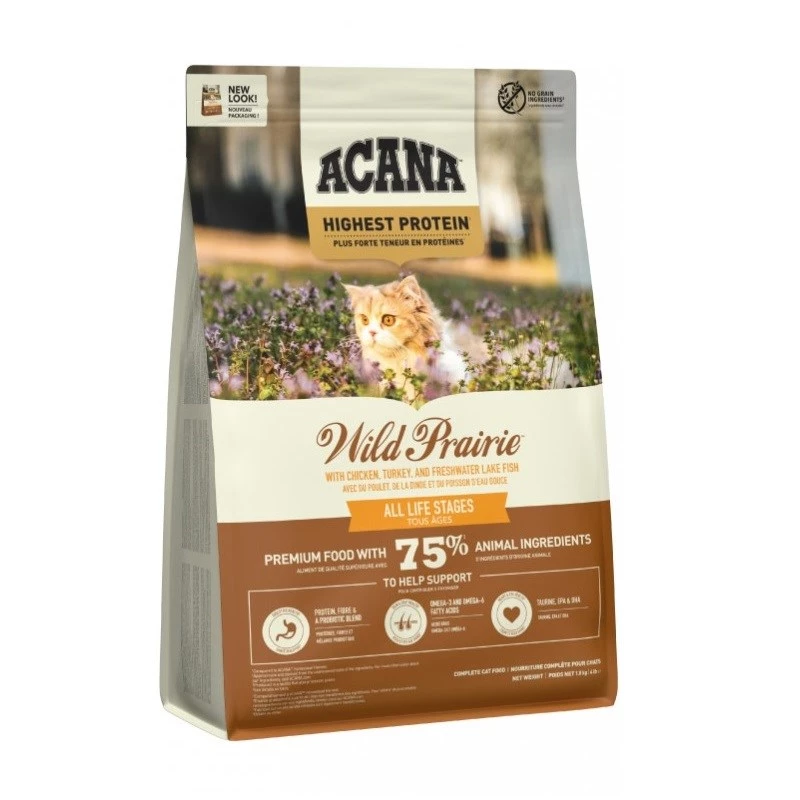 ACANA Wild Prairie Cat - sausas kačių maistas - 1,8 kg