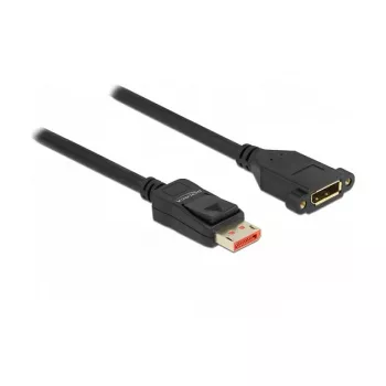 DisplayPort ilginimo laidas su skydelio jungtimi DeLOCK 87098 8K 60 Hz 3 m