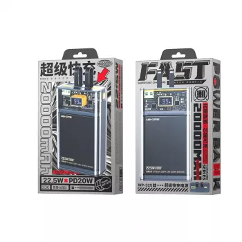 WEKOME WK-WP-325 nešiojamas įkroviklis, 10000 mAh talpa