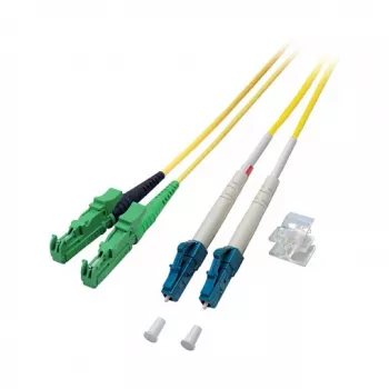 EFB Elektronik šviesolaidinis LWL jungiamasis kabelis [1x E2000®/APC 8° kištukas - 1x LC kištukas] 9/125 µm vienmodis OS2 2 m EFB Elektronik (O0937.2)