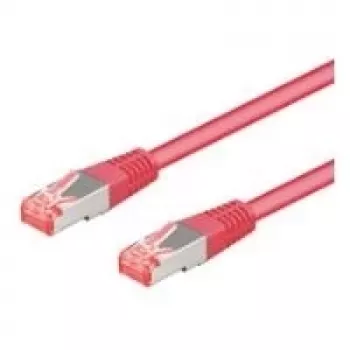 Tinklo kabelis Goobay Cat6-150 SSTP 1,5 m, rausvai violetinis