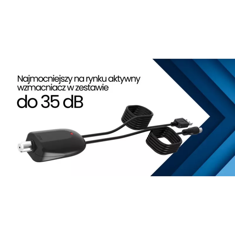 Automobilinė DVB-T antenna Shark SHA301CAR su aktyviu stiprintuvu skaitmeninei televizijai automobilyje