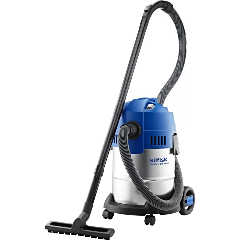 Nilfisk Buddy II 18 Stainless Steel Black, nerūdijantis plienas 18 L 1200 W