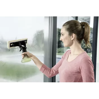 Langų valymo priedų rinkinys Karcher 2.633-129.0 – 250 ml purškimo buteliukas, suderinamas su WV 2 Plus, WV 2 Premium, WV 5 Premium