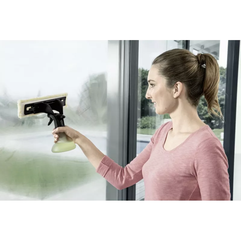 Langų valymo priedų rinkinys Karcher 2.633-129.0 – 250 ml purškimo buteliukas, suderinamas su WV 2 Plus, WV 2 Premium, WV 5 Premium