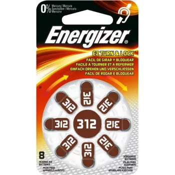 Energizer baterija cinko 312/8 vnt. Lizdinė pakuotė (639088)