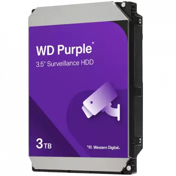 Vidinis kietasis diskas Western Digital Purple WD34PURZ 3 TB 3.5 colio 5400 aps./min. 128 MB Serial ATA III