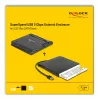 Išorinis HDD korpusas DeLOCK 42636 juodas 5.25 colio Micro SATA 5 Gbit/s