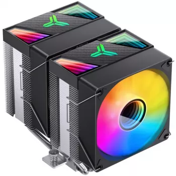 CPU aušintuvas Jonsbo CR-1400 DV2 su 120mm ventiliatoriumi, juodas