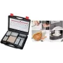 3M BUMPON SET 017 – neslystantys kilimėlių pagrindai, juoda / skaidri, poliuretanas (PU)