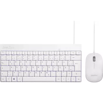 Perixx PERIDUO-212 klaviatūros ir pelės rinkinys, USB, vokiškas išdėstymas, balta (PERIDUO-212 DE W)