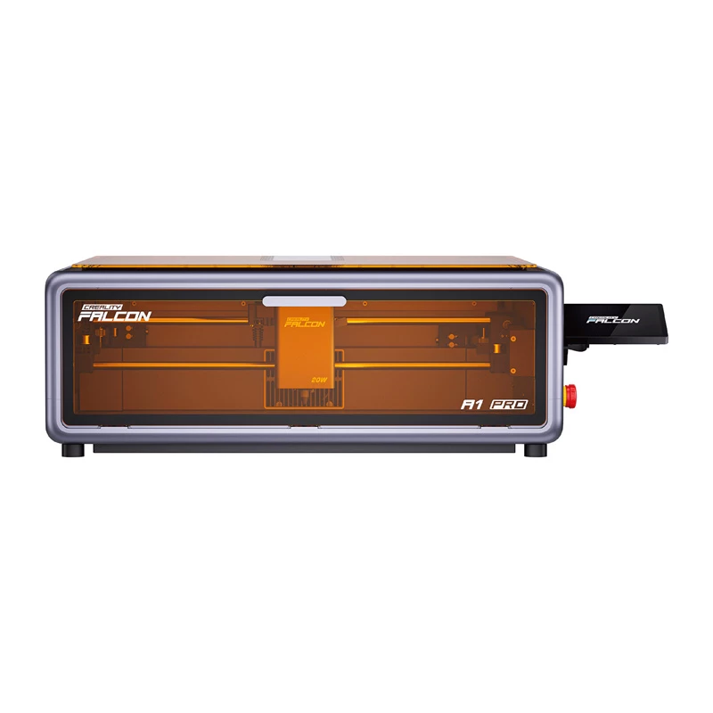 Lazerinis graviruotuvas Creality Falcon A1 Pro 20W – stalinis lazerinio graviravimo ir pjovimo modulis