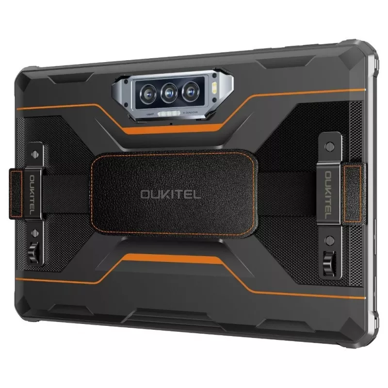 Planšetinis kompiuteris Oukitel RT8 11 colių, 6 GB RAM, 256 GB, 4G, Android 13, 20000 mAh, oranžinis