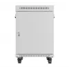 Laisvai pastatomas serverio spintos korpusas LANBERG FF01-6815-12SL 15U, 600×800×922 mm, 1200 kg, IP20, pilkas