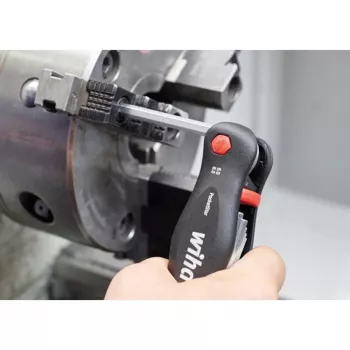 Kišeninis atsuktuvas Wiha PocketStar su keičiamais antgaliais, ilgis 120 mm, modelis 23047