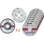 Pjovimo diskų rinkinys pradedantiesiems kwb 712042 Flat Centre 10 vnt.