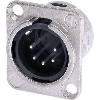 Neutrik NTR-NC5MDL1 - -30 - 80 °C - Juoda - Sidabrinė - UL - UL 94 HB - IEC 61076-2-103 - IP 40 - IEC 68-2-20 (NC5MDL1)