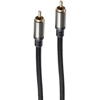Garso kabelis RCA ShiverPeaks BS20-40025 1m Juodas