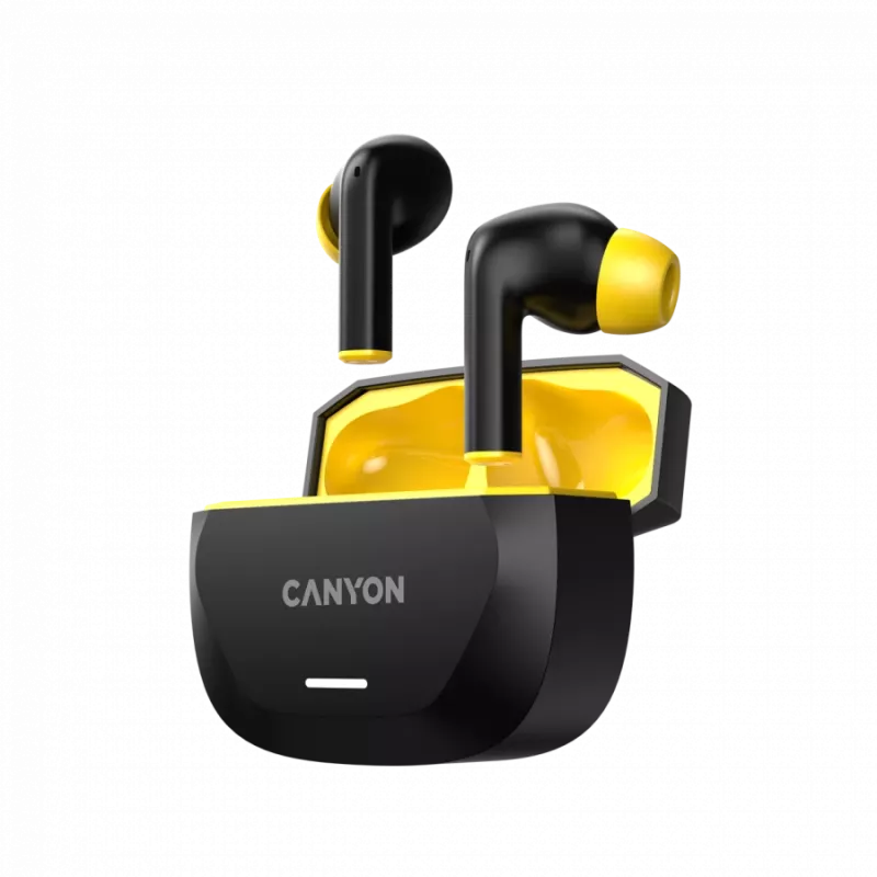 Canyon CNS-TWS7BY Hexagon 7 belaidės ausinės su triukšmo slopinimu, juodos