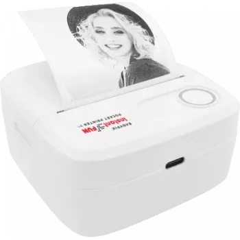 Kišeninis spausdintuvas EASYPIX InstantFUN P1 – kompaktiškas Bluetooth nuotraukų spausdintuvas, nešiojamas momentinis spausdinimas
