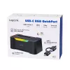 LogiLink HDD dokavimo stotelė Quickport USB 3.2 1 prievadas 2,5/3,5 SATA (QP0035)