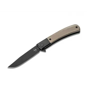 Sulankstomas peilis BOKER PLUS Modern Gentleman 01BO931 — sulankstomas ašmenys, plieninė rankena