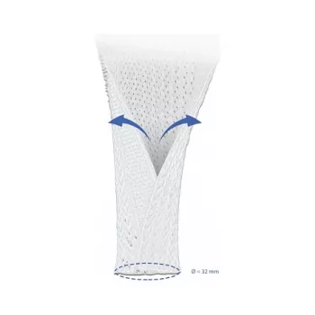 Pintas kabelių movimas DeLOCK 20820 10 m x 32 mm baltas