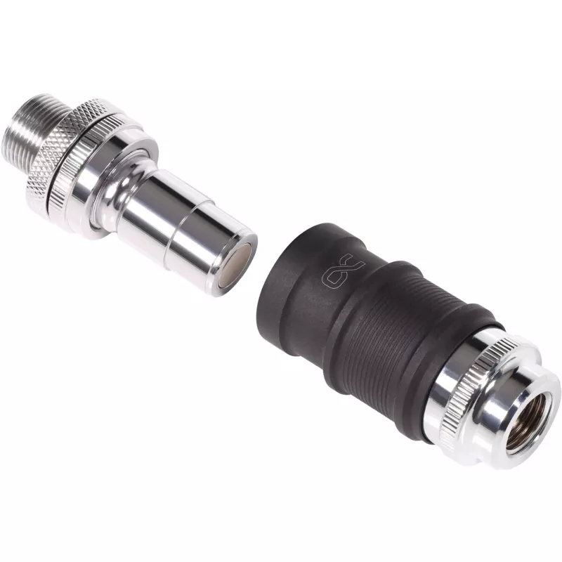 Alphacool Quick Disconnect Set BLH1A IG-IG su Schott jungtimi – greito atjungimo movų pora, skirta G½/G1/4 jungtims