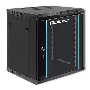 19 colių stelažinė spinta QOLTEC 54467, 12U, 600x635x600 mm