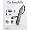 Goobay Slim 4 prievadų USB šakotuvas, USB-C™ į USB-A, USB 3.2 (74457)