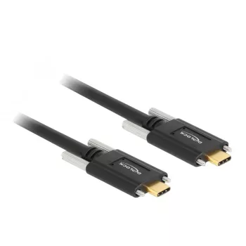USB laidas DeLOCK 83720 USB 3.2 Gen 2 1m USB C juodas