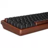 Klaviatūra Sharkoon SGK50 S2, USB, QWERTZ, vokiškas išdėstymas, medžio apdaila