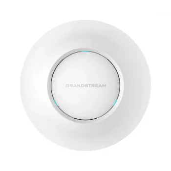 Grandstream GWN7605 802.11ac Wave-2 2x2 belaidžio ryšio prieigos taškas, MU-MIMO, Beamforming, 2x Gigabit, 1,27 Gbps, PoE/PoE+, 100+ klientų, vidaus, baltas