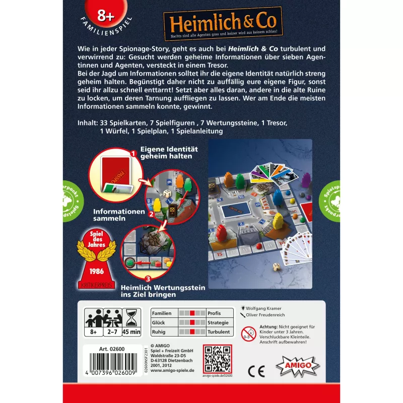 Heimlich & Co., Stalo žaidimas