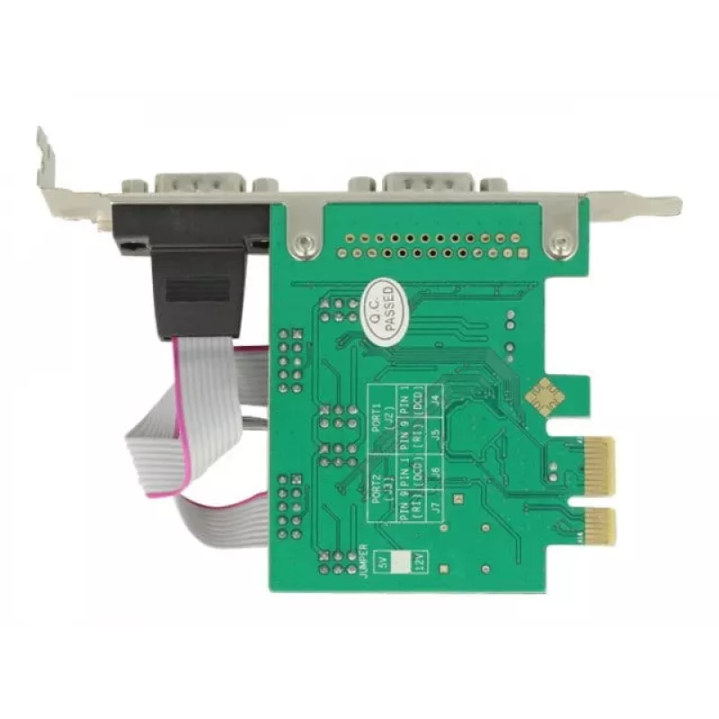 DeLOCK 89641 PCIe kortelė su dviem RS-232 prievadais