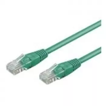 Wentronic Goobay CAT 5e Patch laidas, U/UTP, žalias, 0,25 m - CCA vario mišinys (68612)