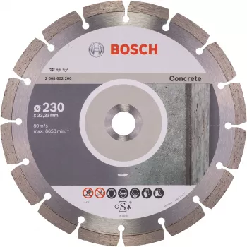 BOSCH pjovimo diskas D.* 230x22 SEG betonui