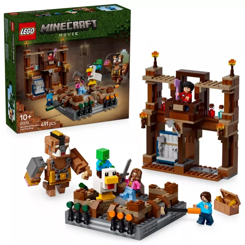 LEGO MINECRAFT 21272 Miško dvaro kovos ringas