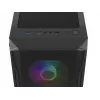 Korpusas Fury Shobo SH4F su RGB langu 4x ventiliatoriai MIDI kompiuteriui
