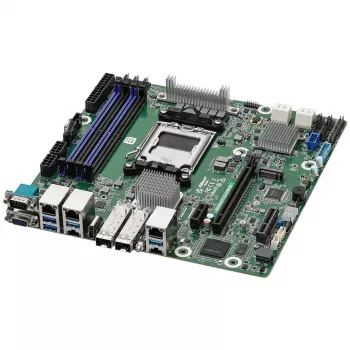 ASRock B650D4U3-2L2Q/BCM pagrindinė plokštė AMD B650 Express lizdas AM5 micro ATX