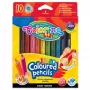 Spalvoti pieštukai colorino JUMBO Triangular – 10 spalvų, 8,9 cm