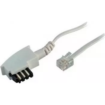 S/CONN 3m TAE-F – RJ11 baltas ShiverPeaks TC 70043-W telefono laidas