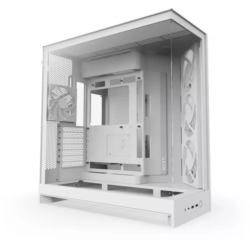 Korpusas NZXT H9 Flow RGB Midi Tower Baltas