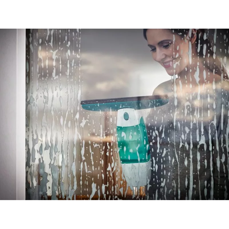 Leifheit langų siurblys Dry&Clean su rankena ir šluostės šepetėliu 51003
