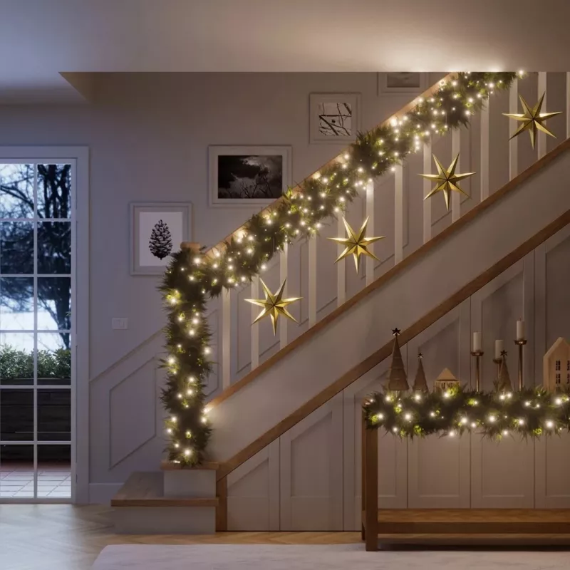 Išmaniosios šventinės girliandos NANOLEAF 1D STARTER KIT 250 LED 20 m IP44 (NF084K02-20XLS)